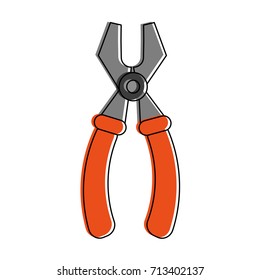 pliers tool icon image 