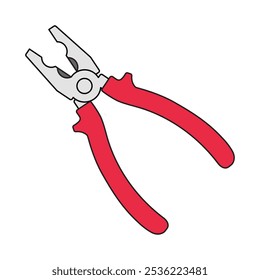 Pliers tool icon. Vector Illustration.