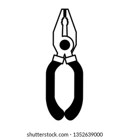 pliers tool isolated icon