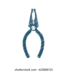 pliers tool isolated icon