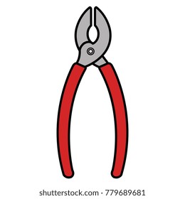 pliers tool isolated icon