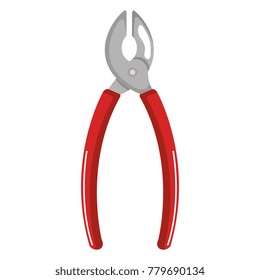 pliers tool isolated icon