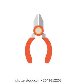 Pliers tool vector icon illustration