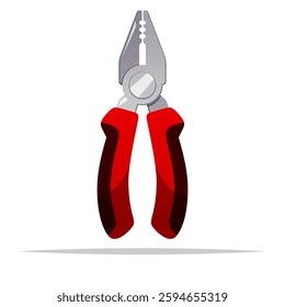 Pliers tool vector isolated illustration
