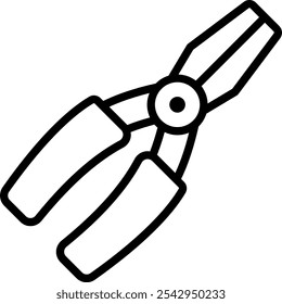 Symbol für Zangenwerkzeuge Hilfslinie