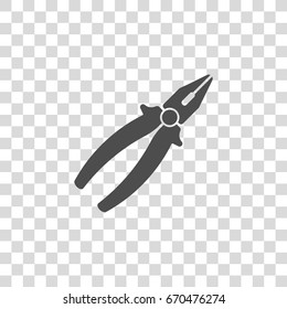 pliers vector icon