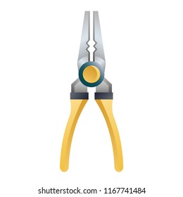 A pliers vector illustration in gradient design