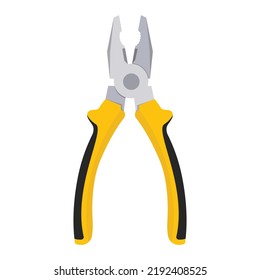 Ilustración vectorial Pliers, icono de herramienta Mano, herramienta de reparación residencial