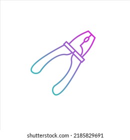 pliers vector for website symbol icon presentation