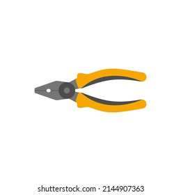 Pliers. Working tool Illustration in flat style. Eps 10