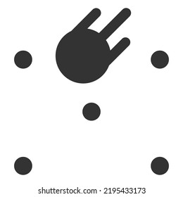 Plinko mines game icon. Flat style vector illustration isolated on white background