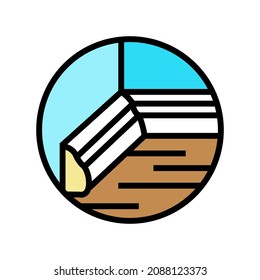 plinth accessory color icon vector. plinth accessory sign. isolated symbol illustration