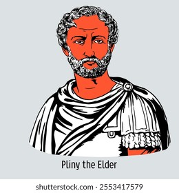 Pliny the Elder was an ancient Roman writer and polymath. He is best known as the author of Natural History, the largest encyclopedic work of antiquity; his other works have not survived to this day