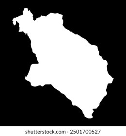 Pljevlja Municipality map, administrative subdivision of Montenegro. Vector illustration.