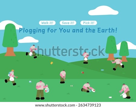 Plogging for You and the Earth