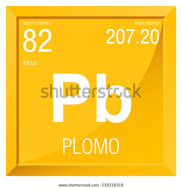 Immagine Vettoriale Stock 518218318 A Tema Plomo Symbol Lead