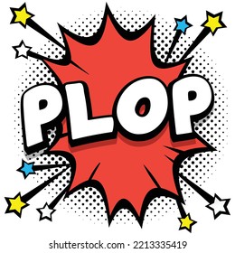 Plop Pop-Art Comic-Sprachblasen buchen Soundeffekte