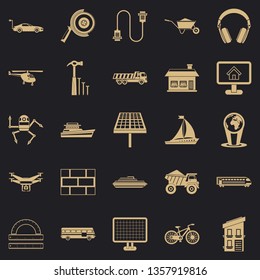 Plot icons set. Simple set of 25 plot vector icons for web for any design