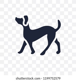 Plott Hound dog transparent icon. Plott Hound dog symbol design from Dogs collection. Simple element vector illustration on transparent background.