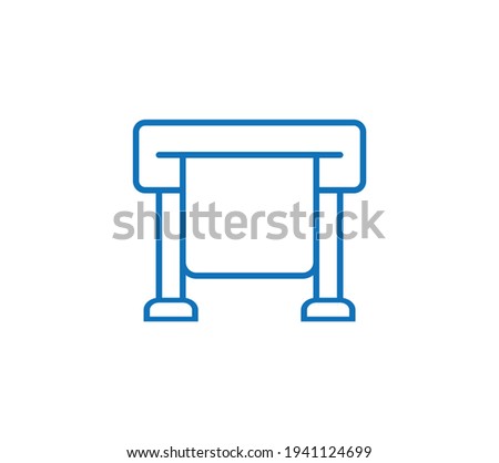 plotter icon vector on white background, plotter trendy filled icons from Electronics collection, plotter vector illustration.