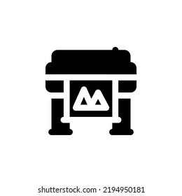 plotter vector icon. computer component icon solid style. perfect use for logo, presentation, website, and more. simple modern icon design solid style