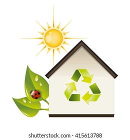 plotting for good ecological recycling house