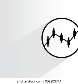 plotting graph, analytics concept