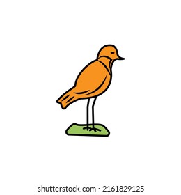 plover line icon. signs and symbols can be used for web, logo, mobile app, ui, ux