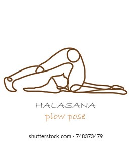 plow yoga pose