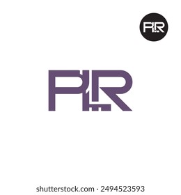 PLR Logo Letter Monogram Design