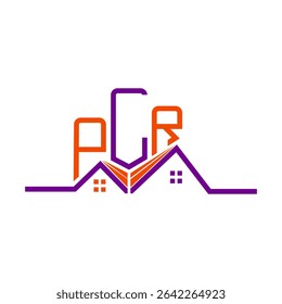 PLR Real State logo design, PLR simple and modern logo. PLR luxurious alphabet design  