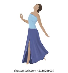 Plsun Dancing Modern Ballroom Dancing In The Ballroom Class, Vector Illustration