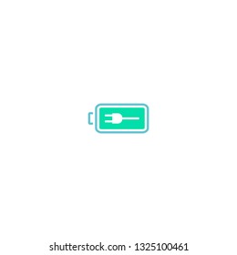 Plug Battery Icon Color