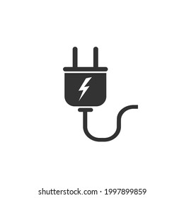 Plug Cable Icon vector sign isolated for graphic and web design. Plug Cable symbol template color editable on white background