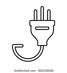 plug cable icons symbol vector elements for infographic web