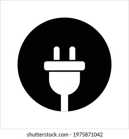 plug charger electric icon vector