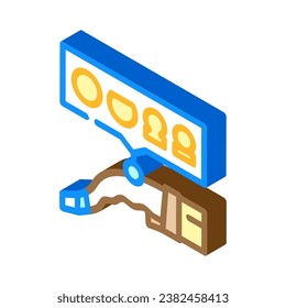 plug compatibility electric isometric icon vector. plug compatibility electric sign. isolated symbol illustration