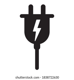Plug Electric Cable Wire Icon Vector Illustration Design