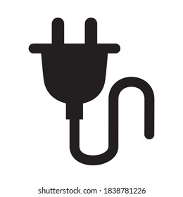 Plug Electric Cable Wire Icon Vector Illustration Design