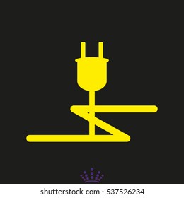 plug, electric, vector illustration EPS 10