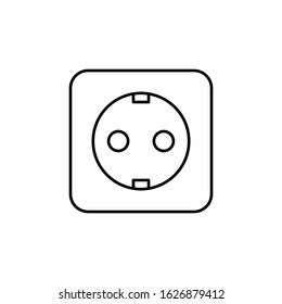 Plug, energy icon. Simple line, outline vector electro power icons for ui and ux, website or mobile application