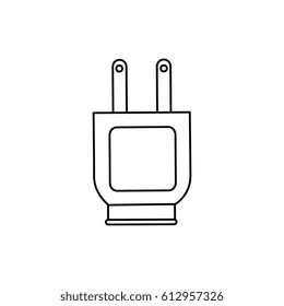 plug energy isolated icon