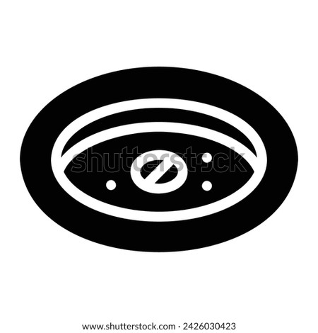 plug Glyph Icon Background White