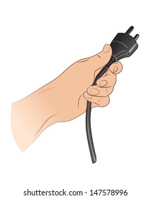 plug in the hand 