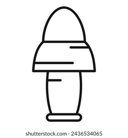 Plug hear protection icon outline vector. Auditory healthcare. Safe guarding