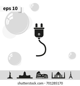 Plug icon.