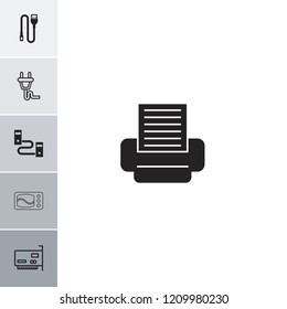 Plug icon. collection of 6 plug filled and outline icons such as cable, wire, phone connection cable. editable plug icons for web and mobile.