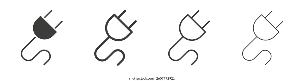 Plug icon collection for website designs