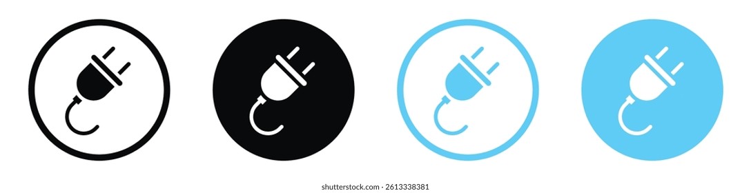 Plug icon collection for website designs