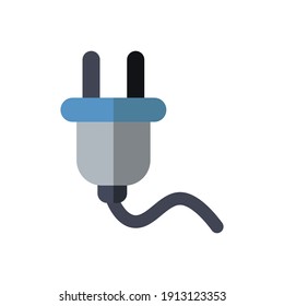 plug icon of color style design vector template